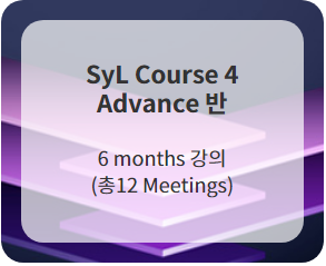 SyL Course 4  (Adv. 반) Full 12 Meetings