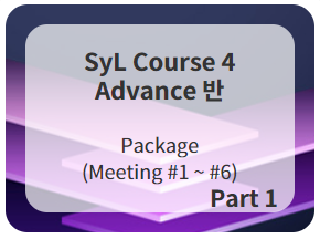 SyL Course 4 (Adv. 1)  Meeting #1-#6