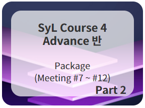 SyL Course 4  (Adv. 2) Meeting #7-#12