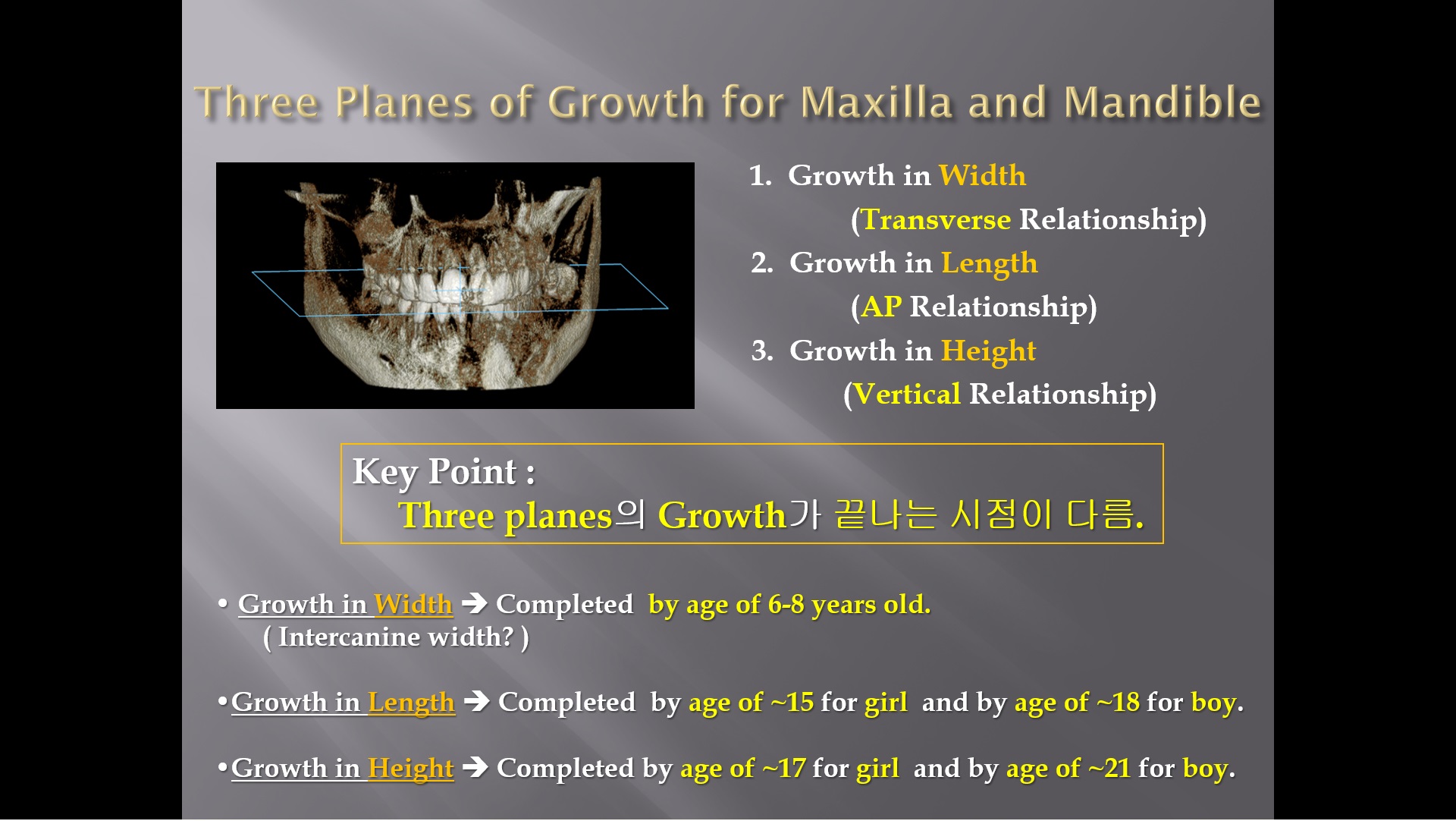 (강의 24) Sem #9 : Growth and Development